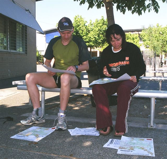 Richard Lauder and Jacqui Matthews scheme - hope Richard remembered to tie that shoe!