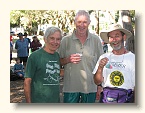 The top men's vets - looking happy to have won (or stopped?).