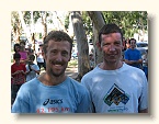 Richard and Jonathan took out the men's category and were second overall. They are considering a protest about being put off by the winners' shorts.