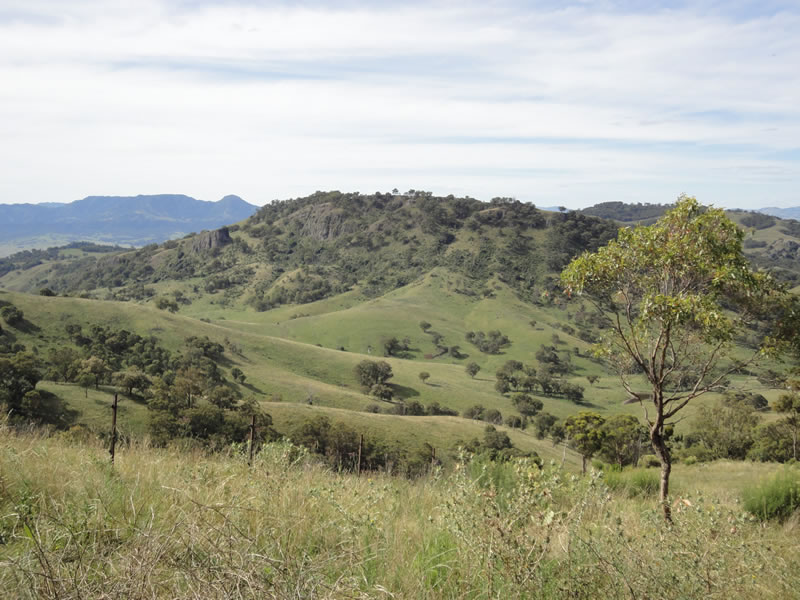 Rolling hills...